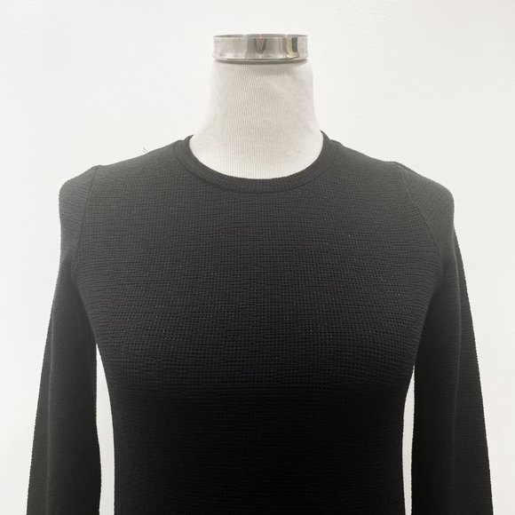 Zara Thermal Knit Long Sleeve Stretch Fitted Dress - Picture 7 of 7